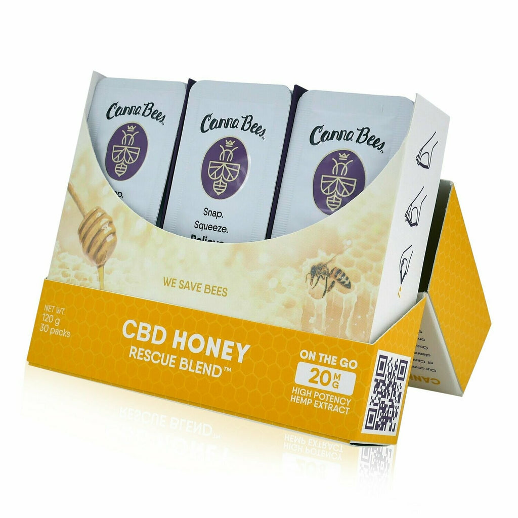 CBD Honey Rescue Blend (30 Pack - 600mg)