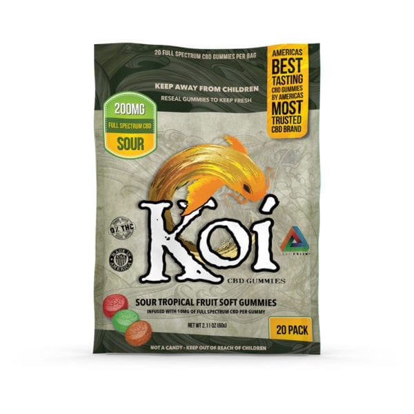 Koi - Gummies - Sour Tropical - 200mg - 30ct