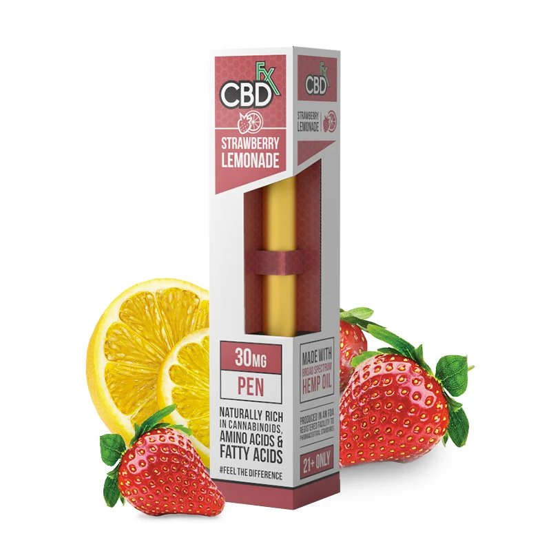 CBDfx - Vape Pen - Strawberry Lemonade - 30mg
